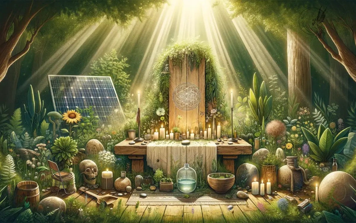 Altar Ecológico Creando un Espacio Sagrado Sostenible